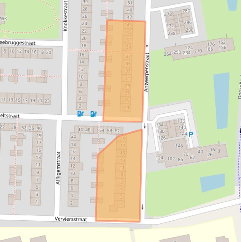 Kaart van postcodegebied 4826HA.