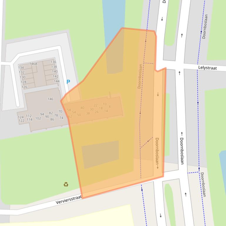 Kaart van postcodegebied 4826HC.