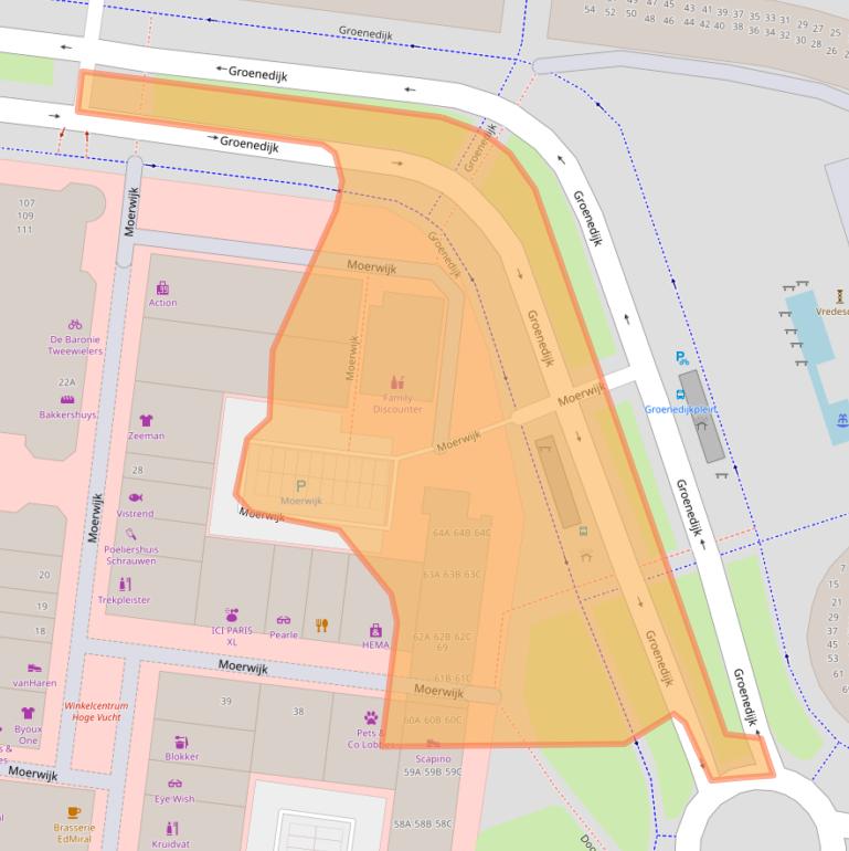 Kaart van postcodegebied 4826HS.