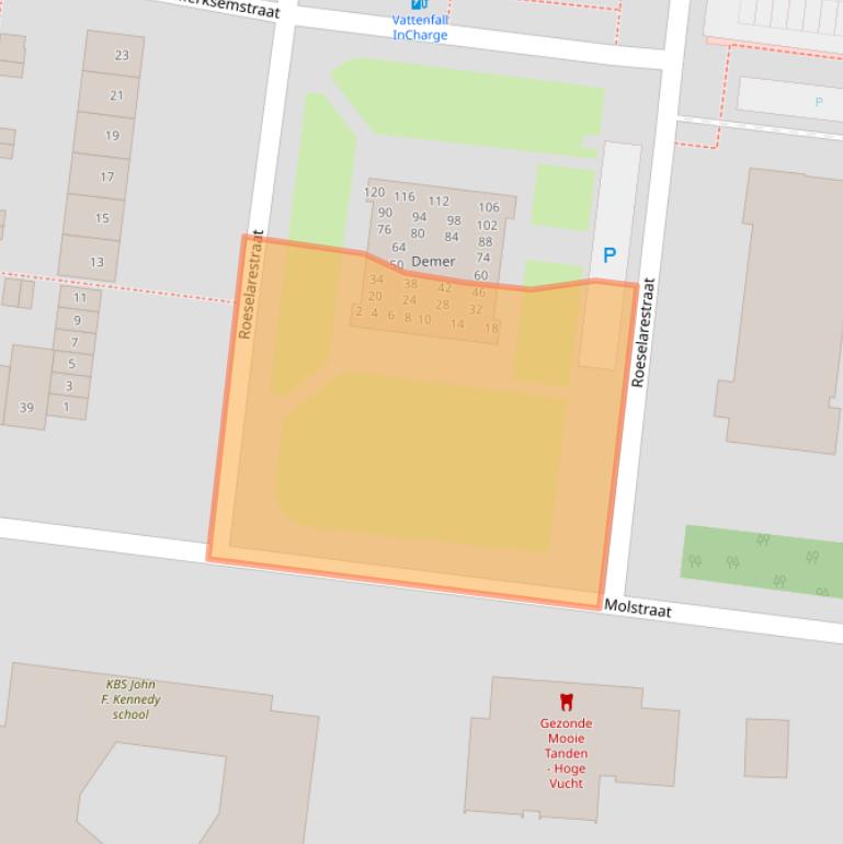 Kaart van postcodegebied 4826JG.