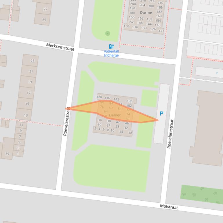 Kaart van postcodegebied 4826JH.