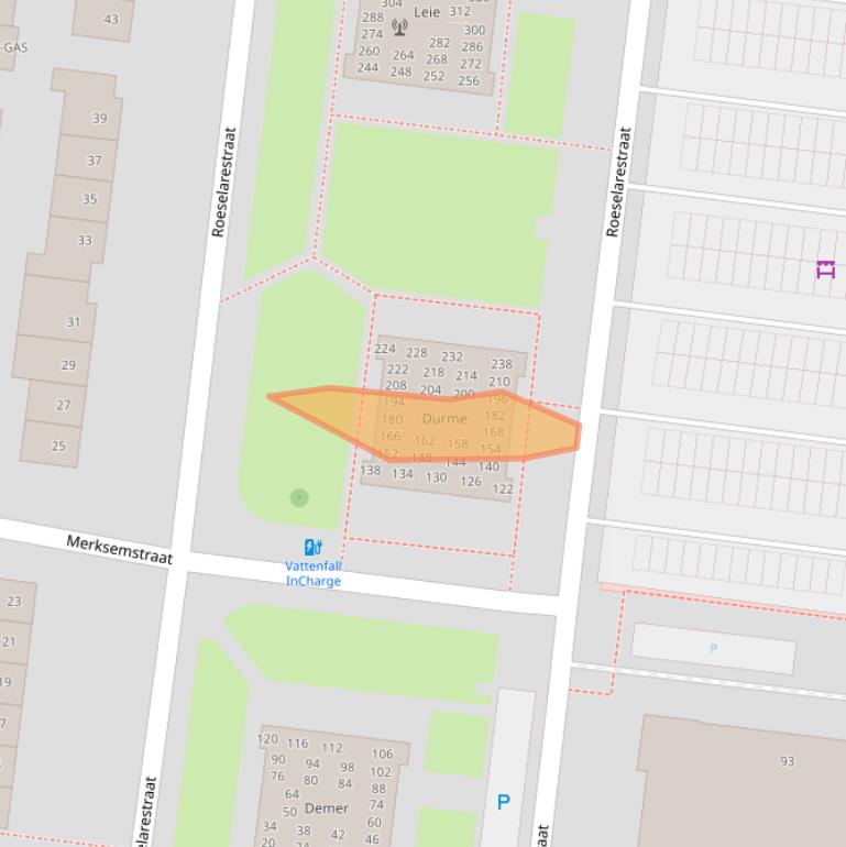 Kaart van postcodegebied 4826JK.