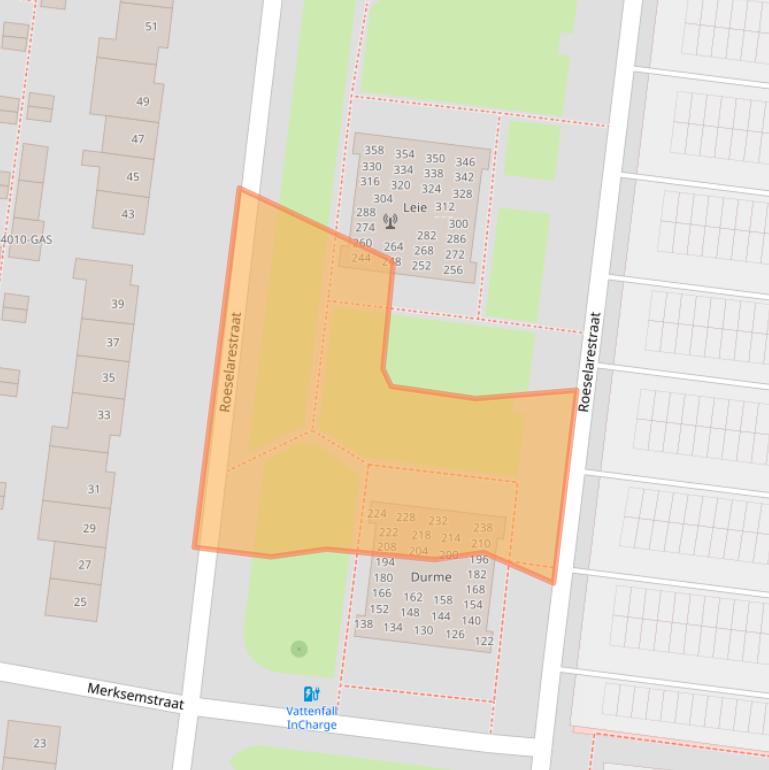 Kaart van postcodegebied 4826JL.