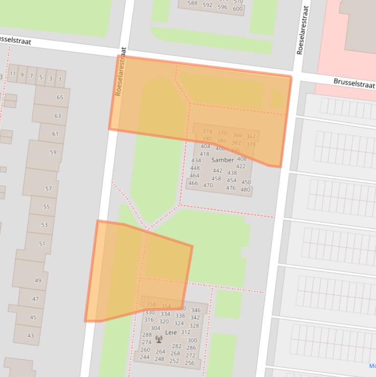 Kaart van postcodegebied 4826JP.