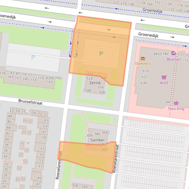 Kaart van postcodegebied 4826JS.