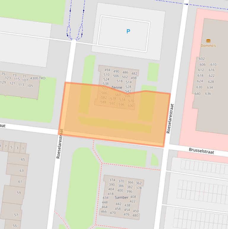 Kaart van postcodegebied 4826JV.