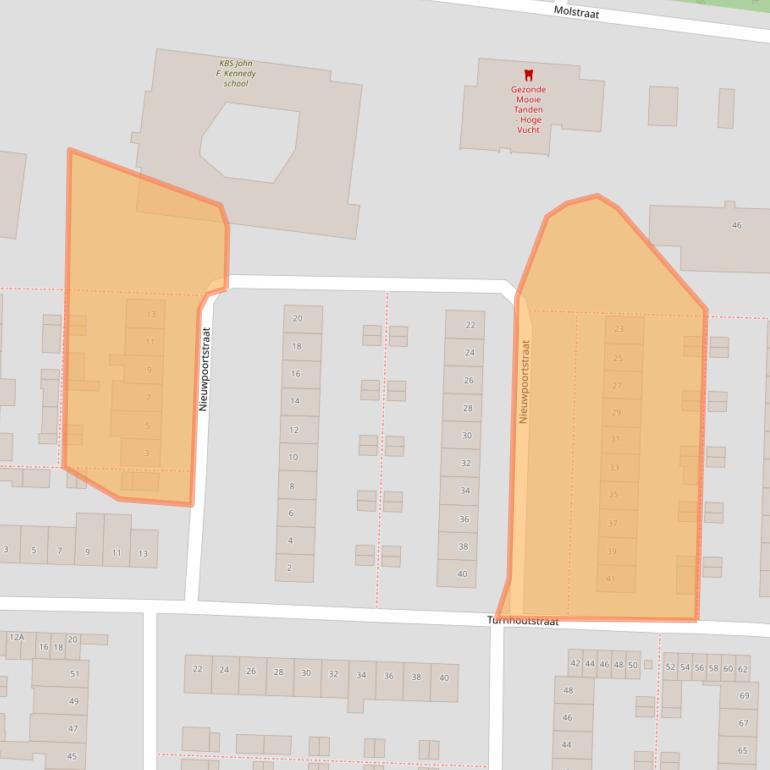Kaart van postcodegebied 4826KB.