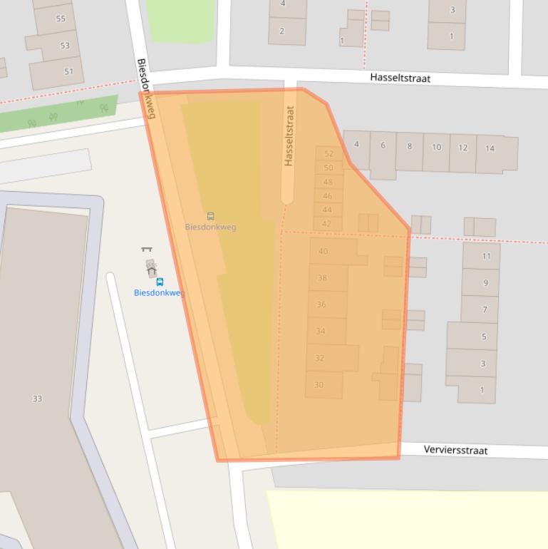 Kaart van postcodegebied 4826KR.