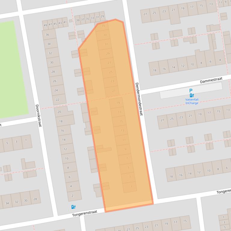 Kaart van postcodegebied 4826LC.