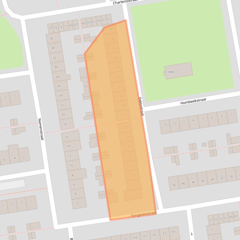 Kaart van postcodegebied 4826LM.