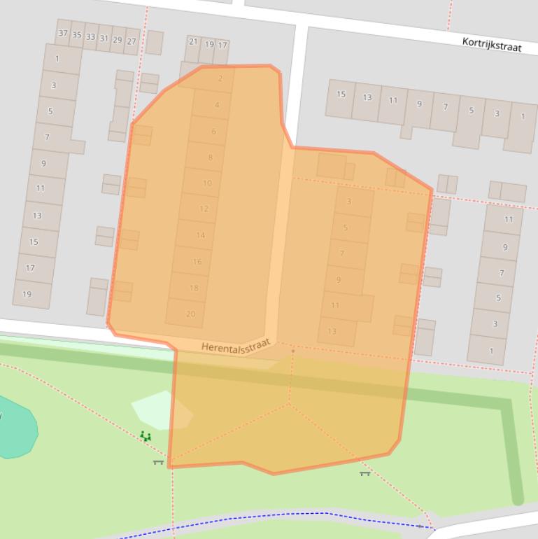 Kaart van postcodegebied 4826LT.