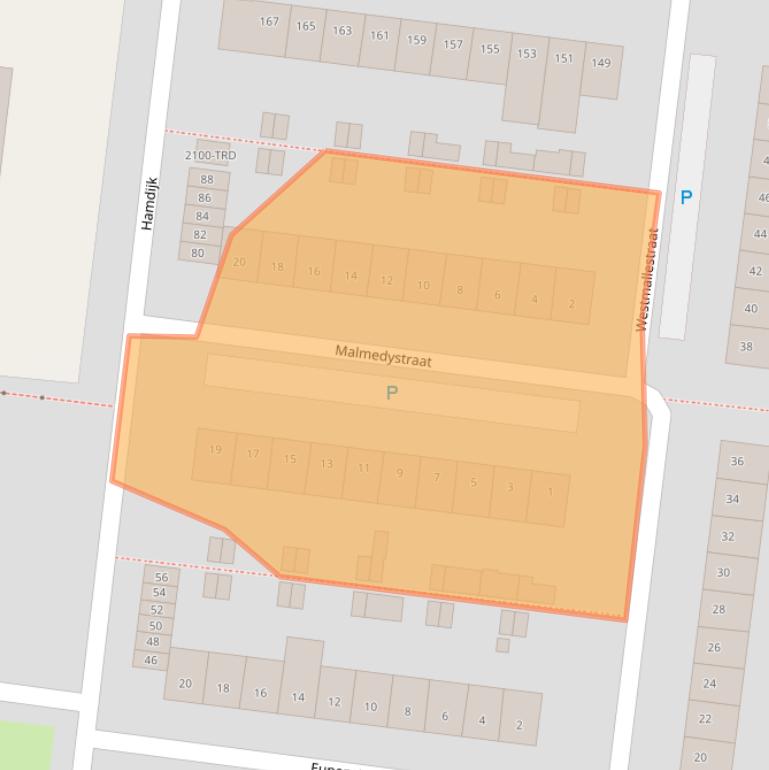 Kaart van postcodegebied 4826NG.