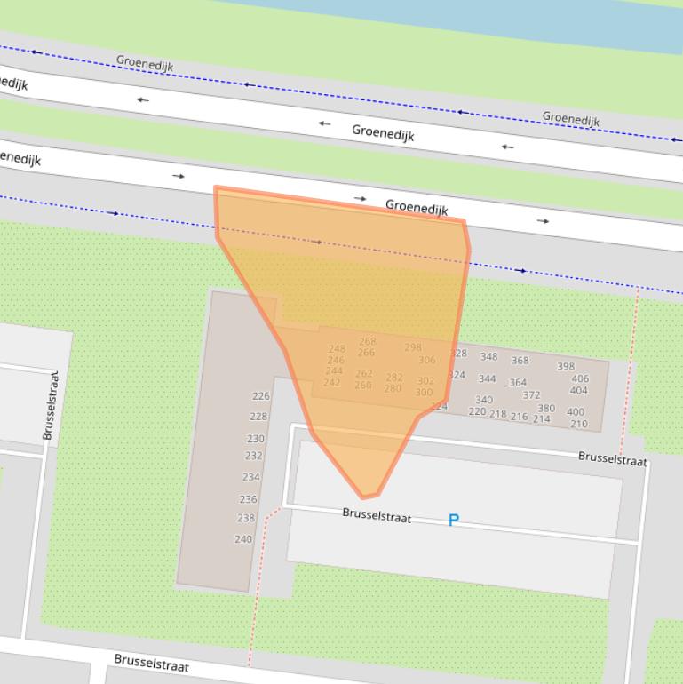 Kaart van postcodegebied 4826NL.