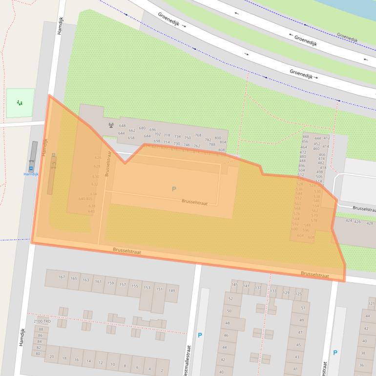 Kaart van postcodegebied 4826NP.