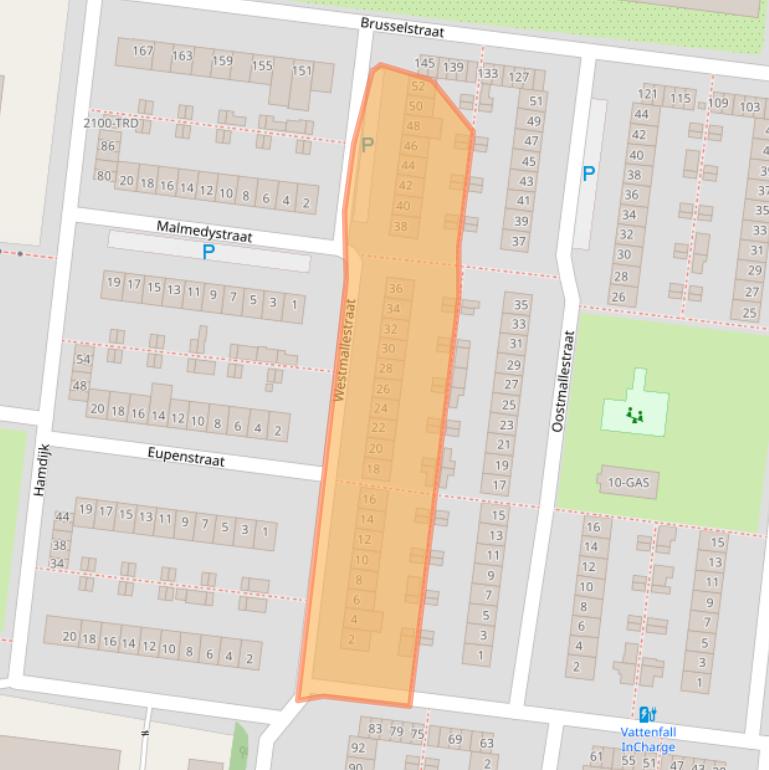 Kaart van postcodegebied 4826PA.