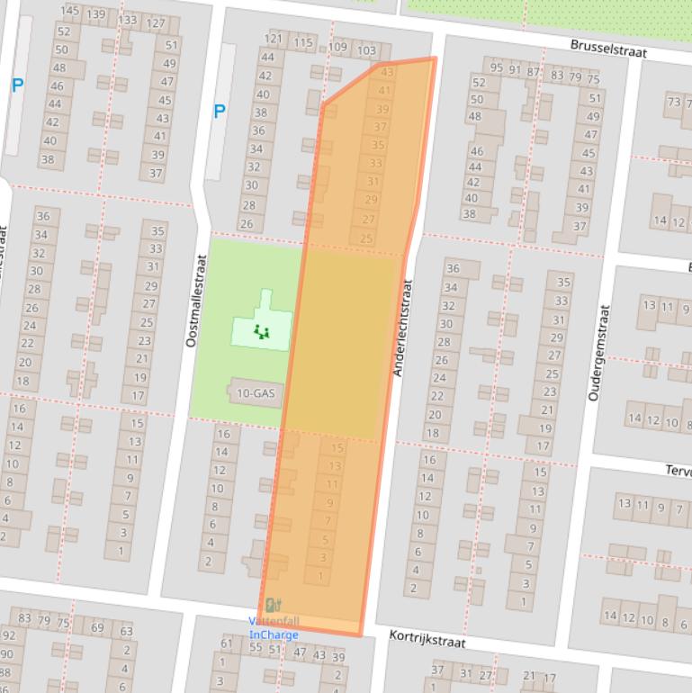 Kaart van postcodegebied 4826PD.