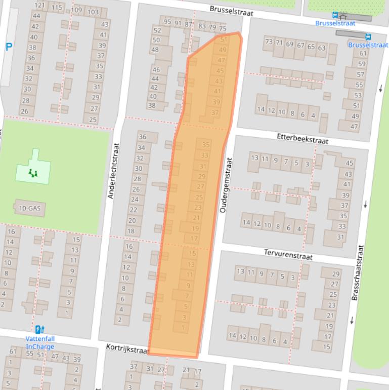 Kaart van postcodegebied 4826PG.