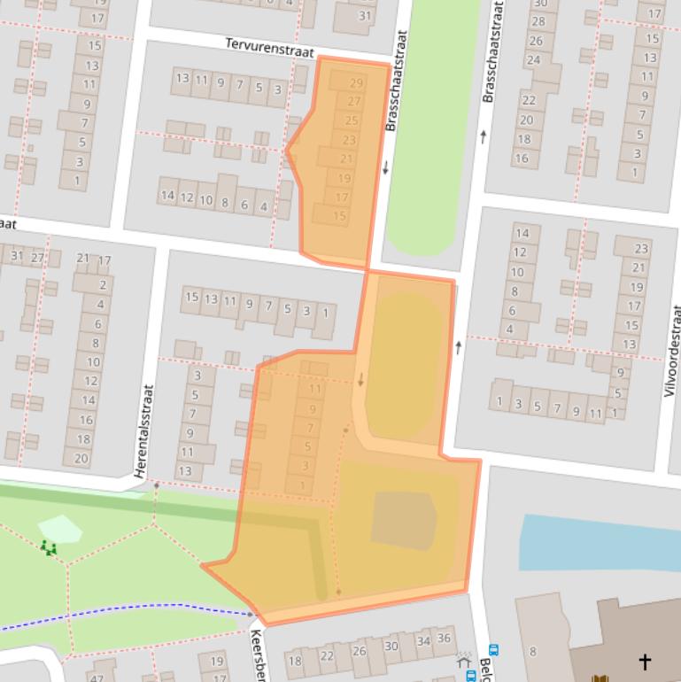 Kaart van postcodegebied 4826PK.