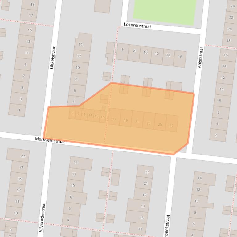 Kaart van postcodegebied 4826PS.