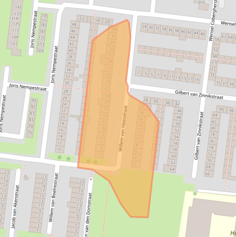 Kaart van postcodegebied 4827AD.