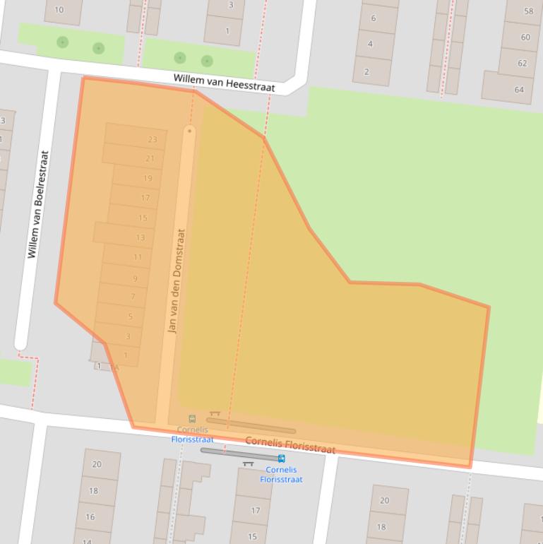 Kaart van postcodegebied 4827AH.