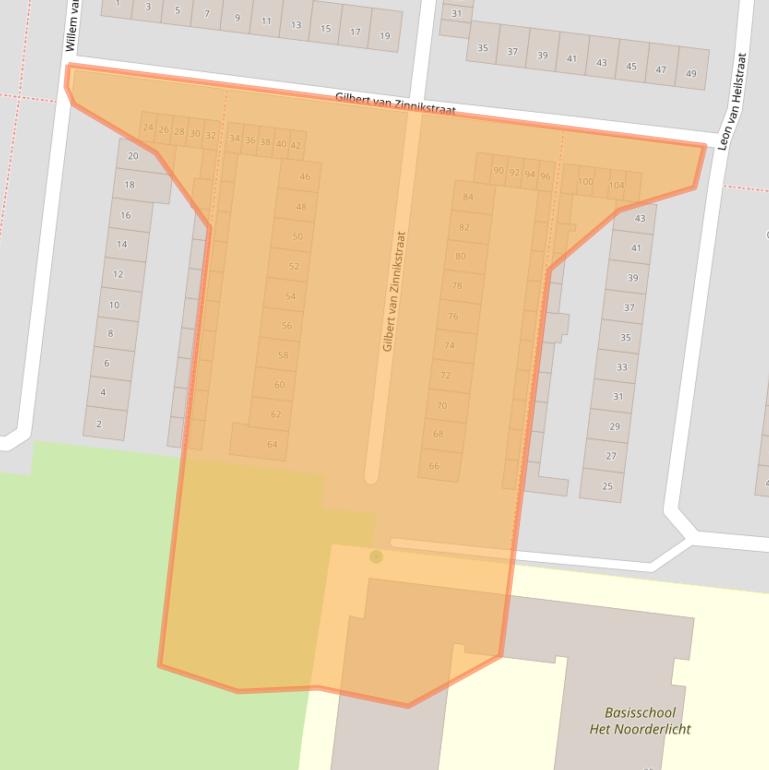 Kaart van postcodegebied 4827AK.