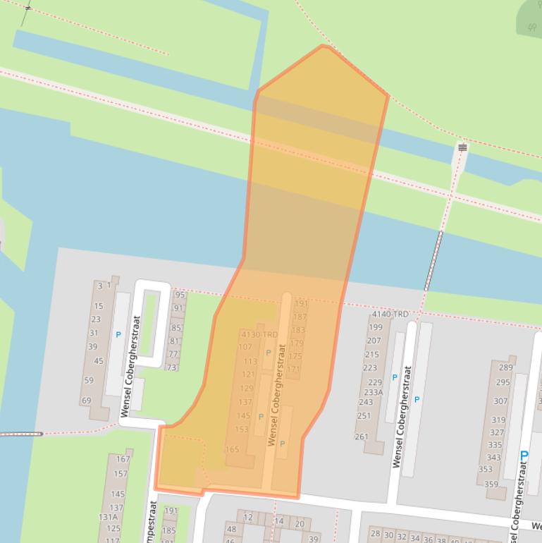 Kaart van postcodegebied 4827BB.