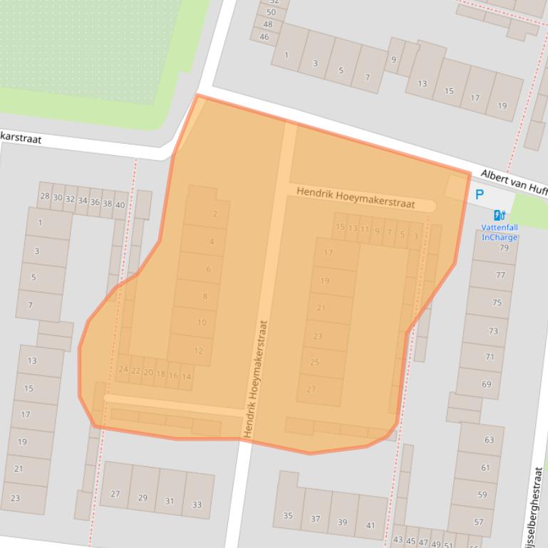 Kaart van postcodegebied 4827CH.