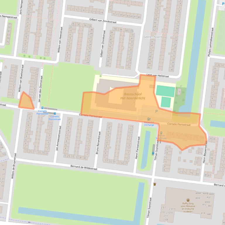 Kaart van postcodegebied 4827CN.