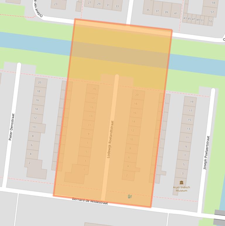 Kaart van postcodegebied 4827EM.