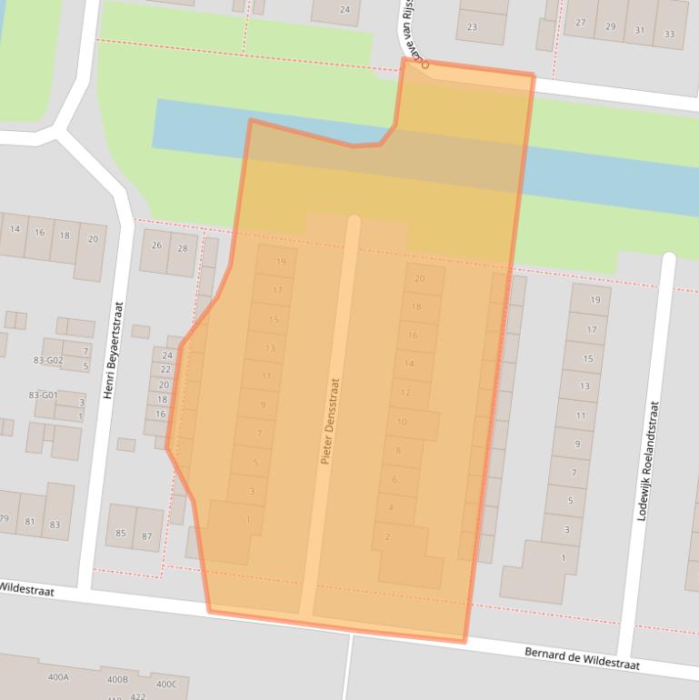 Kaart van postcodegebied 4827EN.