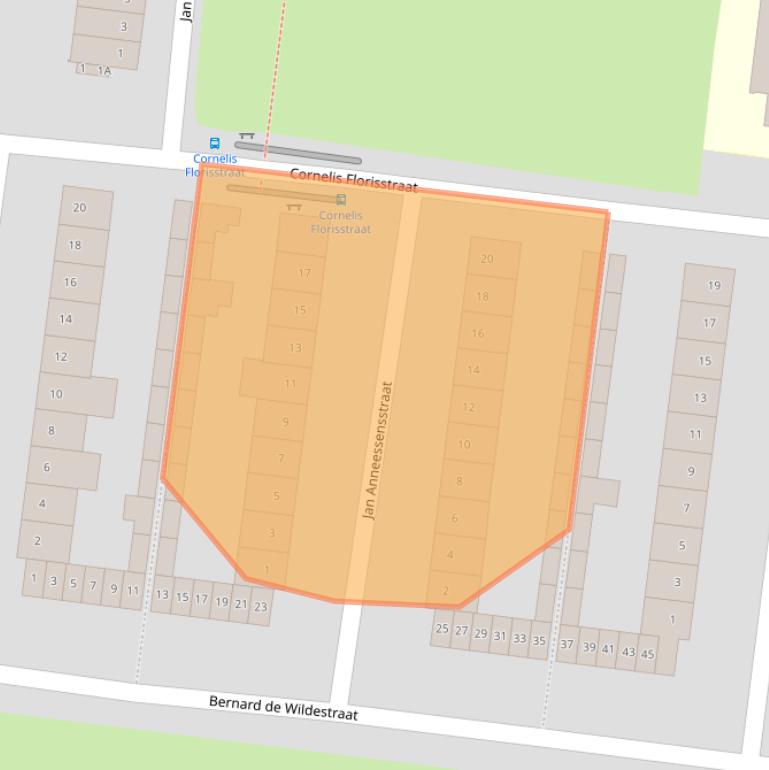 Kaart van postcodegebied 4827ES.