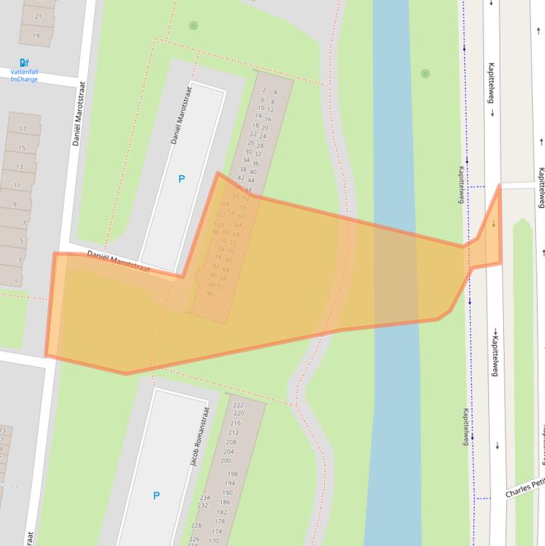 Kaart van postcodegebied 4827GG.