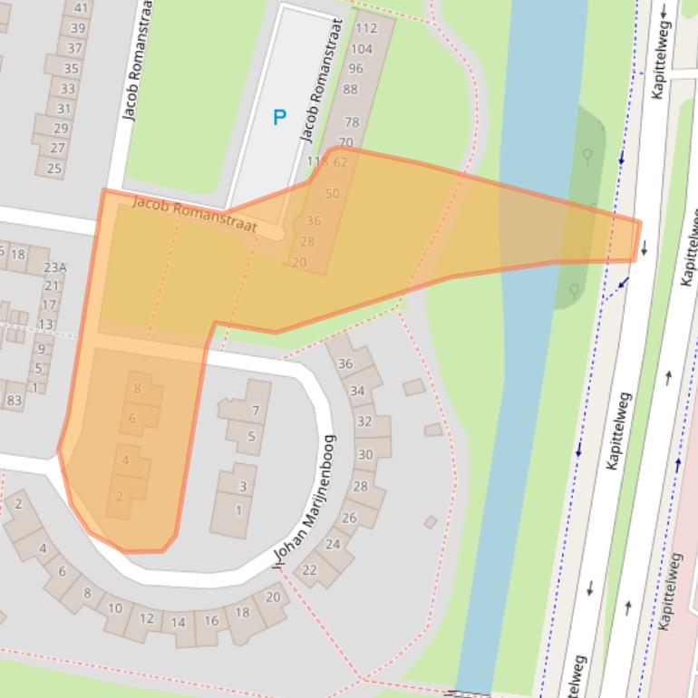 Kaart van postcodegebied 4827HB.