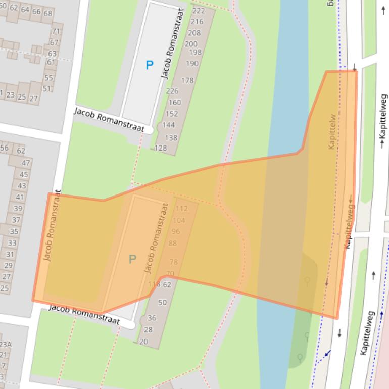 Kaart van postcodegebied 4827HC.