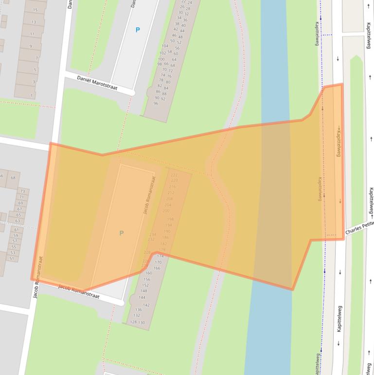 Kaart van postcodegebied 4827HE.