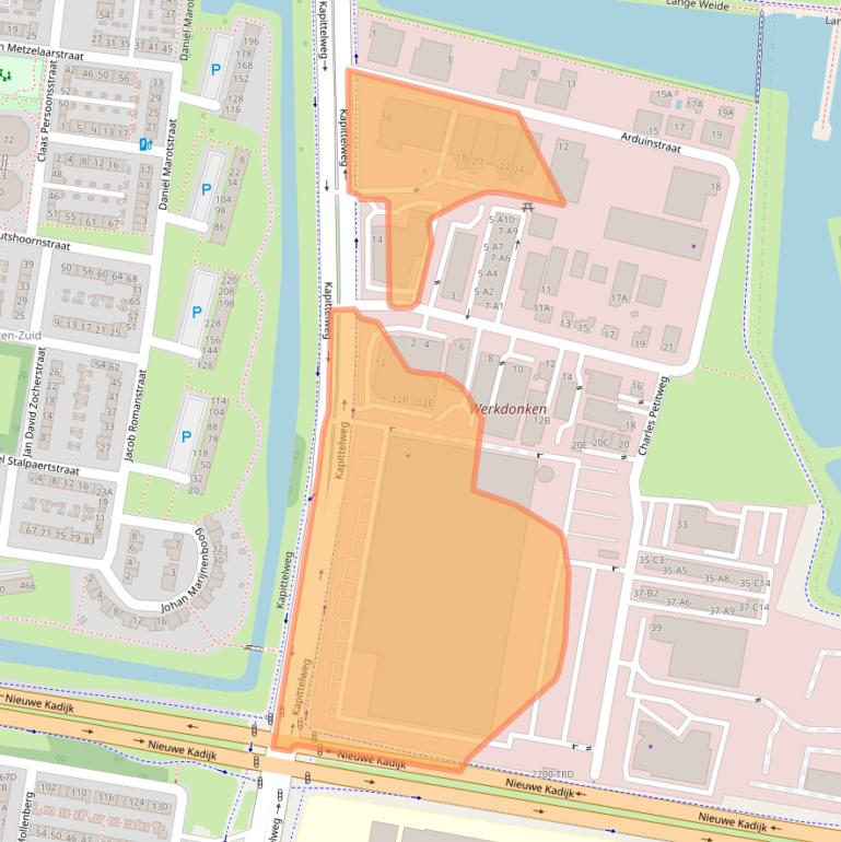 Kaart van postcodegebied 4827HG.