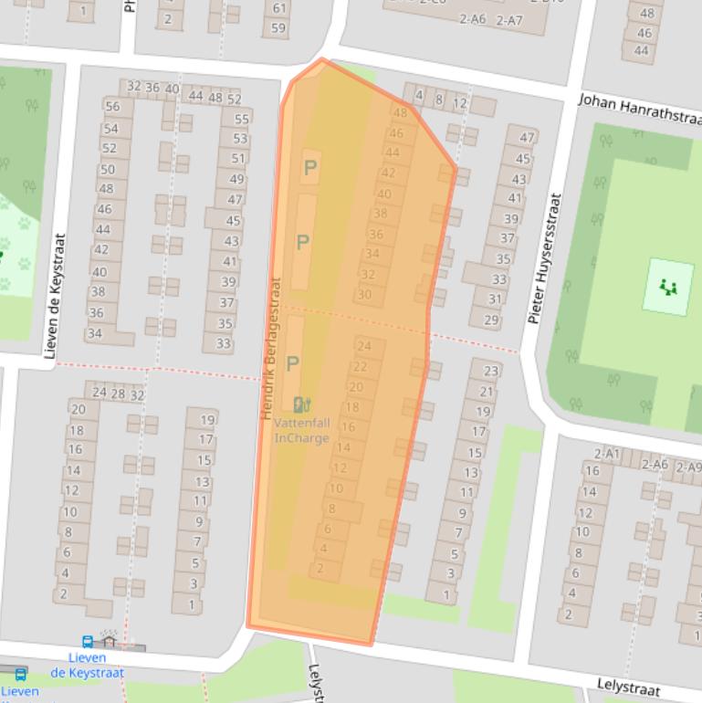Kaart van postcodegebied 4827JK.