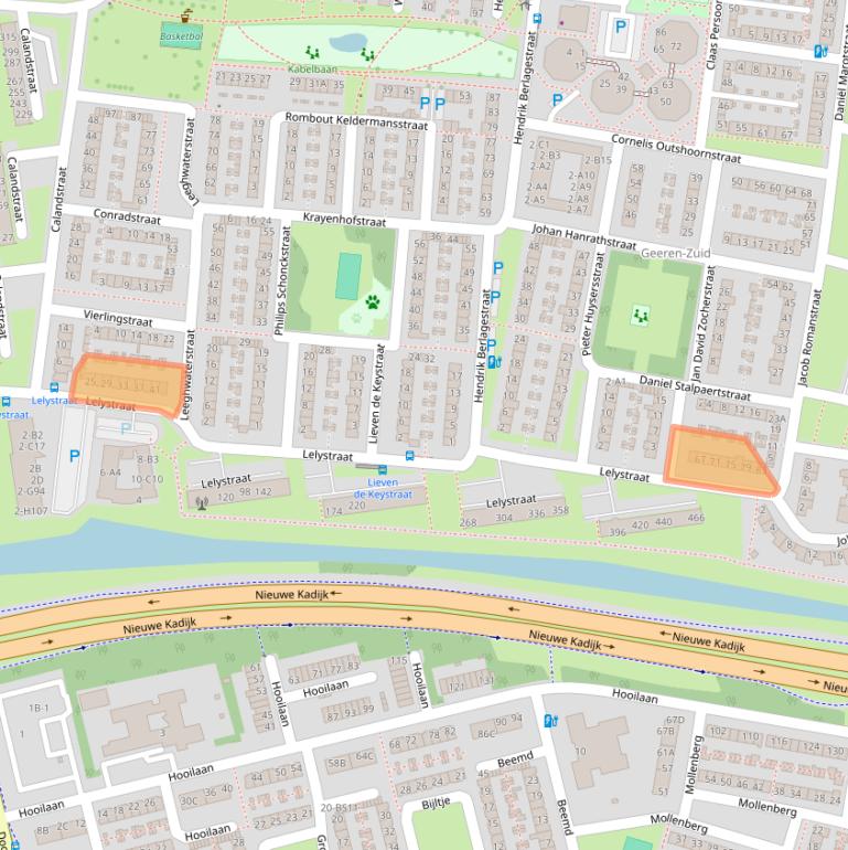 Kaart van postcodegebied 4827KA.