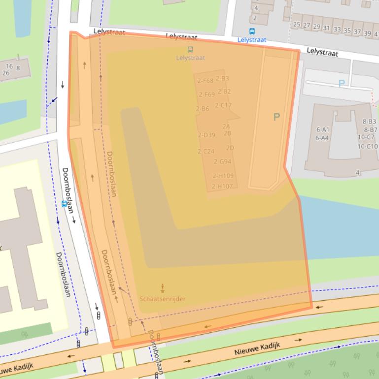 Kaart van postcodegebied 4827KB.