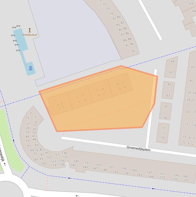 Kaart van postcodegebied 4827LP.