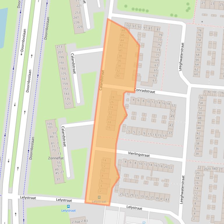Kaart van postcodegebied 4827NJ.