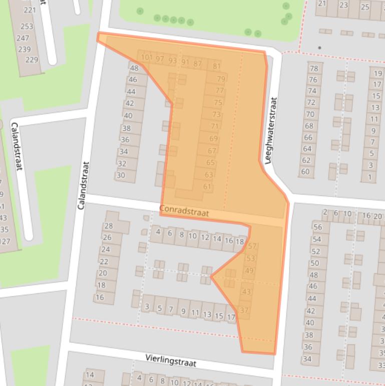 Kaart van postcodegebied 4827NK.