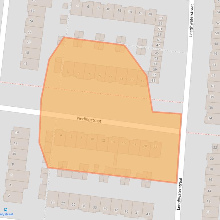 Kaart van postcodegebied 4827NN.