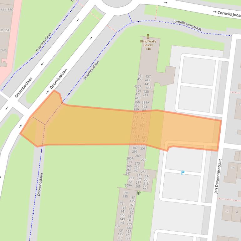 Kaart van postcodegebied 4827PE.