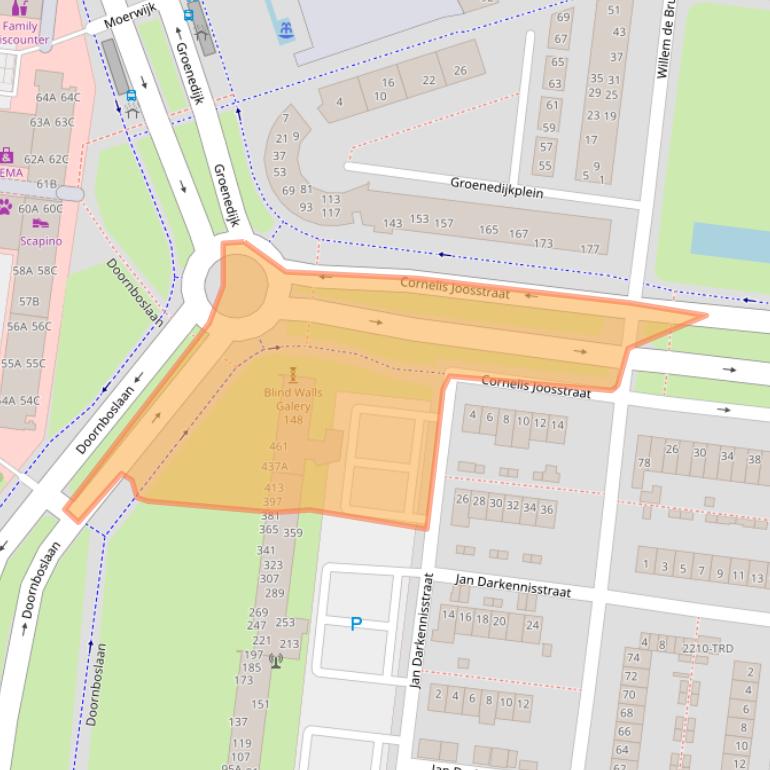 Kaart van postcodegebied 4827PG.