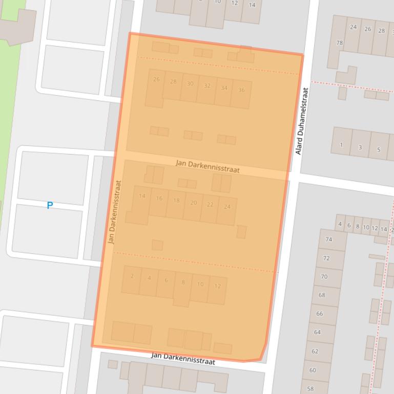 Kaart van postcodegebied 4827PH.