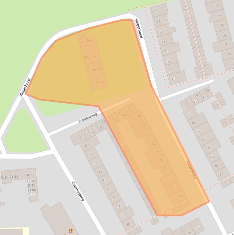 Kaart van postcodegebied 4834AB.