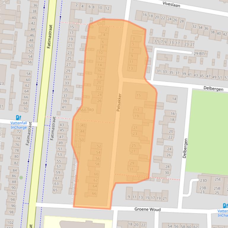 Kaart van postcodegebied 4834AG.