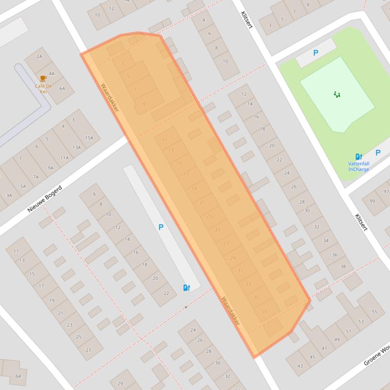 Kaart van postcodegebied 4834AK.